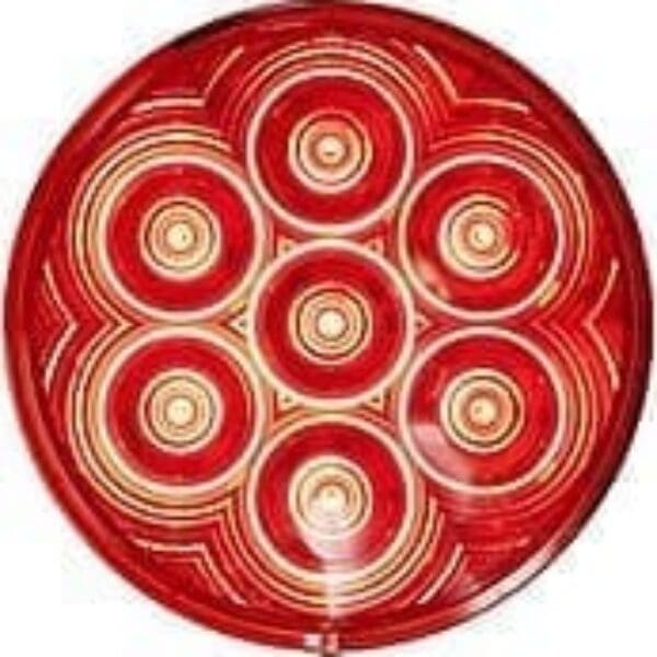 PETERSON LUMENX LED 4" ROUND STOP, TURN AND TAIL LIGHT GROMMET MOUNT PM826R7