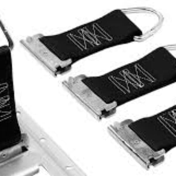 E TRACK ACCESSORIES 2" D RING ON A 6" STRAP