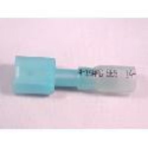 16-14 AWG .250 MALE QUICK DISCONNECT, HEAT SHRINK - BLUE - SBB9262