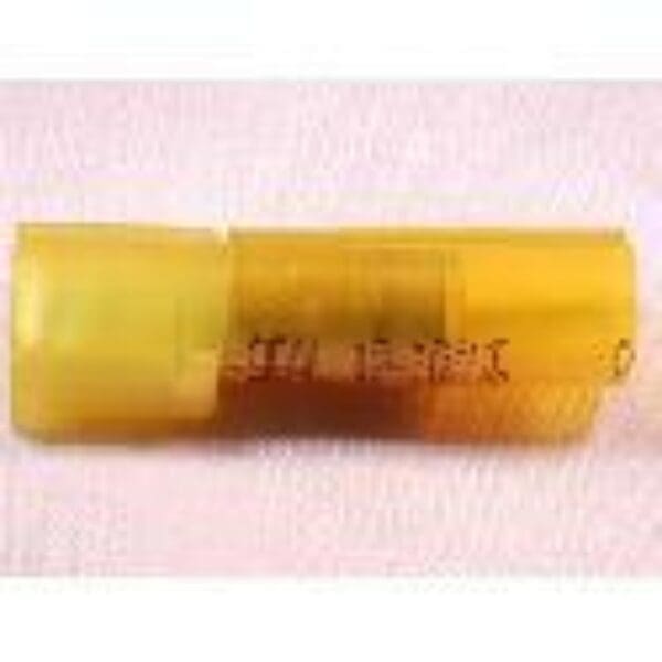 12-10 AWG .250 MALE QUICK DISCONNECT, HEAT SHRINK - YELLOW - SC9280