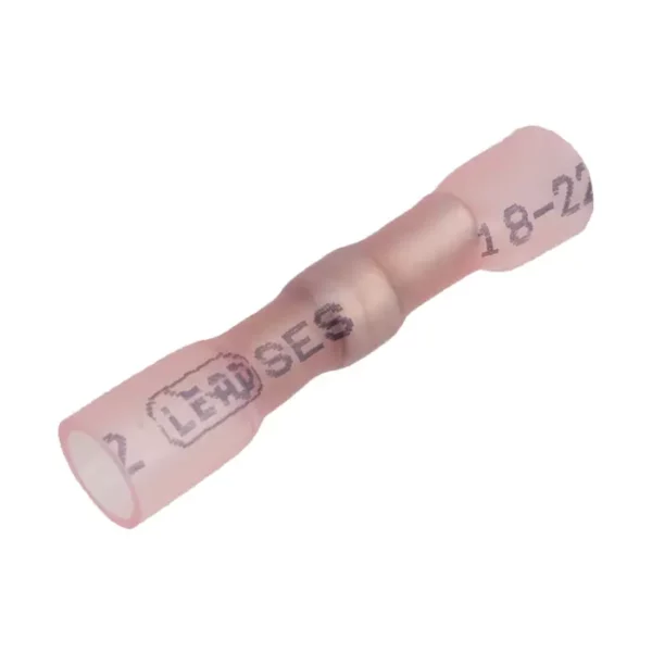 3M 22 -18 AWG HEAT SHRINK CRIMP LEAD-FREE SOLDER BUTT CONNECTOR - MADE IN USA - SCSA2218LF